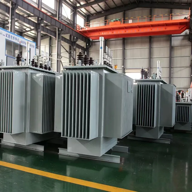 630kVA ثلاث مراحل محول مغمور بالزيت مختوم بالكامل 10kV / 400V لف النحاس
